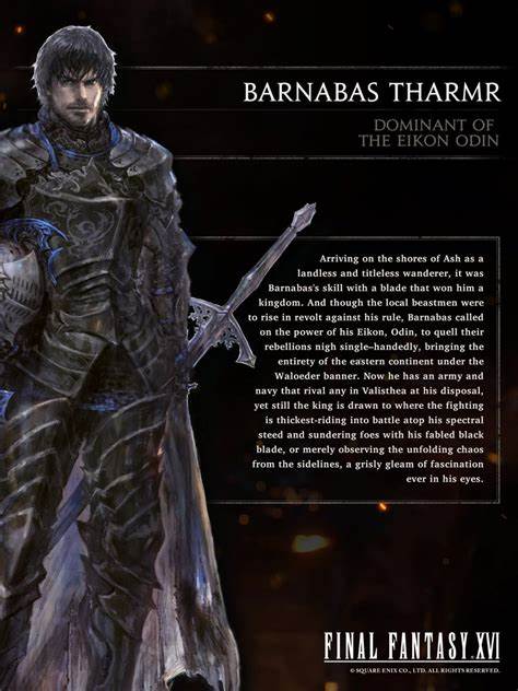 Who Voices Barnabas In Ff16?