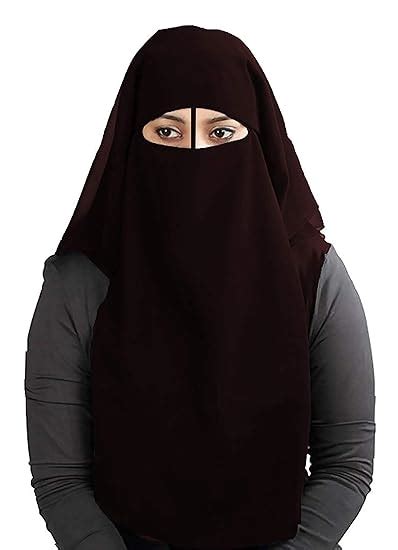 Xl Long Saudi Niqab Nikab 3 Layers Burqa Hijab Face Cover Veil Islam Islami Clothing