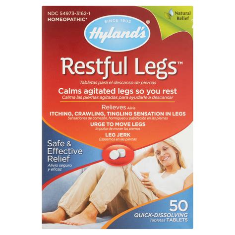 Hylands Restful Legs Tablets Natural Relief Of Itching Crawling