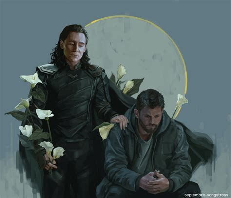 Thor And Loki By Autumna On Reddit Loki Fanart Marvel Marvel Fan Art