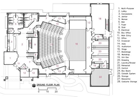 Image Result For Theater Ground Plan Auditorium Design Theatre