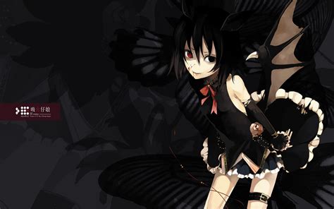 Dark Anime Girl Desktop Wallpaper