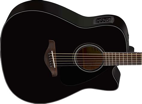 Yamaha Fgx800c Bl Black Electro Acoustic Guitar