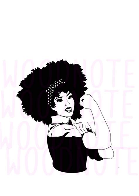 Black Girl Afro Drawing Free Download On Clipartmag