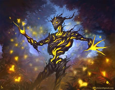 Ent Like Treeperson By Rastislav Le Elemental Fantasy Fantasy Tree