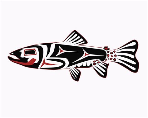 Pin By Elayne Baker On Fish Trout Art Haida Art Pacific Northwest Art