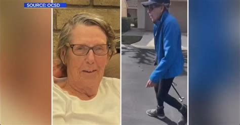 Authorities Searching For 94 Year Old Woman Last Seen In San Juan Capistrano Cbs Los Angeles