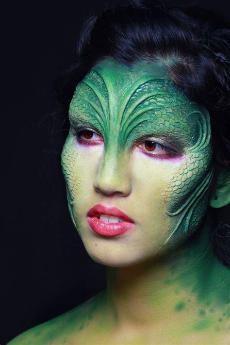 Beauteous Reptile On Behance Theatrical Makeup Character Makeup