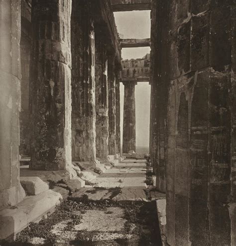 Western Portico Of The Parthenon 1882 William James Stillman American