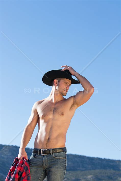 Hot Shirtless Cowboy On A Ranch Rob Lang Images