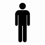 Hombre Bathroom Mann Icono Symbol Icons Silhouette