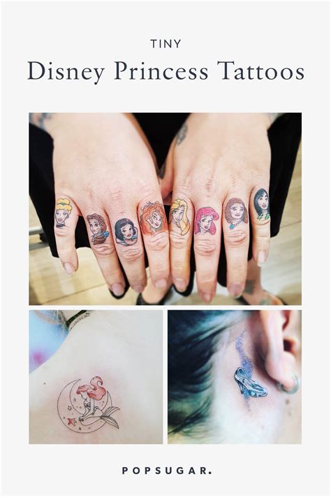 Disney Princess Outline Tattoo Designs