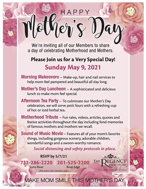 Mothers Day 2021 Regency Memory Care