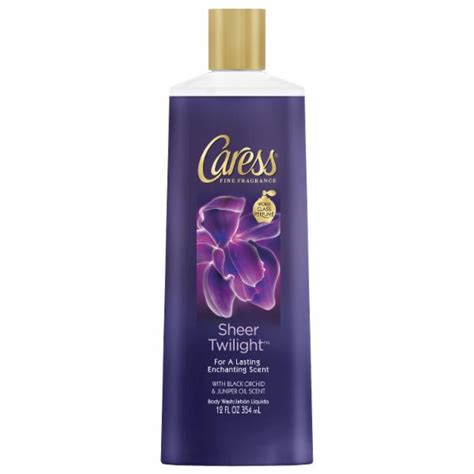 Caress Sheer Twilight Body Wash Black Orchid And Juniper Oil Scent