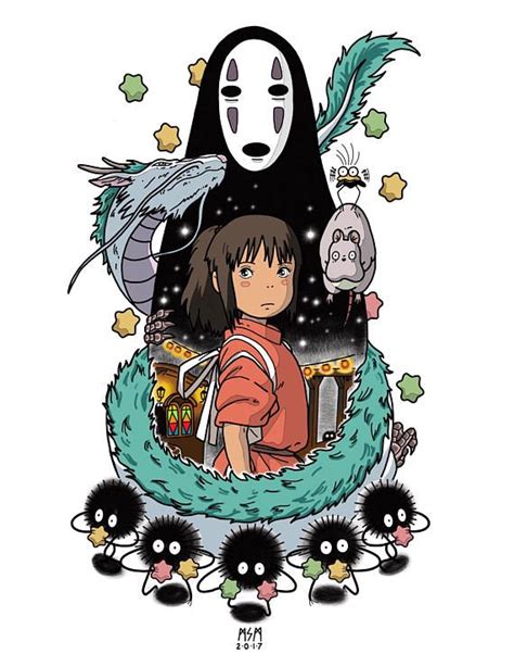 Spirited Away Ghibli Tattoo Studio Ghibli Art Studio