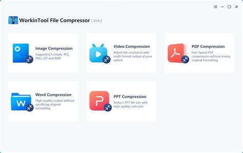 Workintool File Compressor Software Gratuito Para Comprimir Archivos