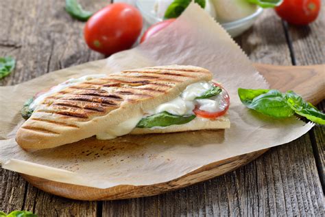 Panini Traditional Sandwich Type From Italy