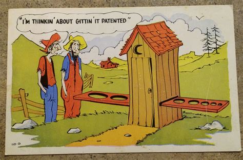 An Old Comic Strip With Two Men Standing In Front Of A Birdhouse That