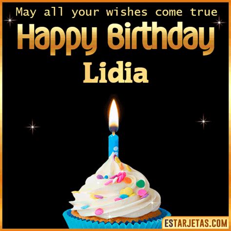 Feliz Cumpleaños Lidia Imágenes  Tarjetas Y Mensajes