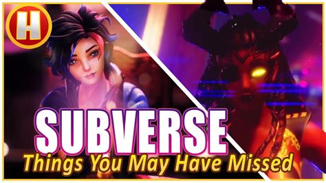 Things You May Have Missed In The Subverse Game Trailer Youtube
