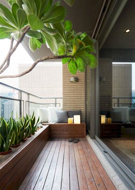 Whether your balcony or terrace leads off your living room, bedroom or kitchen, styling and decorating and furnishing it to complement the colour scheme and styling indoors will make both spaces feel linked. Small balcony Decoration Ideas 26 - DECORATHING