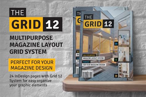 Grid 12 Multipurpose Magazine Layout Creative Indesign Templates