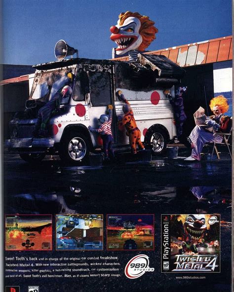 Twisted Metal 4 Twisted Metal Iv Psx Poster Retro Video Games Art