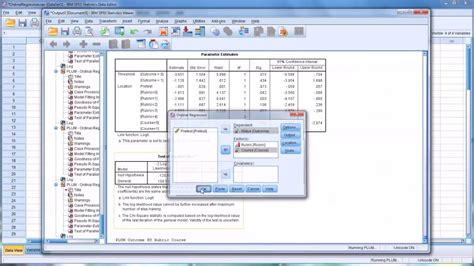Conducting An Ordinal Regression In Spss With Assumption Testing Youtube