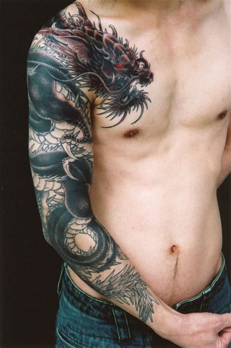 Dragon Tattoos For Men Dragon Tattoo Designs Black Dragon Tattoo Dragon Sleeve Tattoos