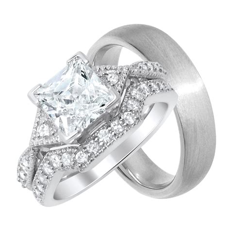 With many different materials and styles to choose from, it is easy to find a. 25 Ideas for Cheap Wedding Ring Sets His and Hers - Home ...