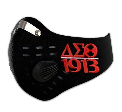 Delta Sigma Theta 1913 Filter Activated Carbon Face Mask