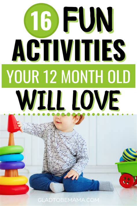 Simple 12 Month Old Activities Your Child Will Love Glad To Be Mama