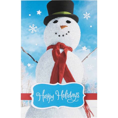 Hallmark Colorful Snowman Christmas Boxed Cards