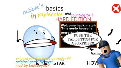 Bubbles Basics In Yoyle Cake Has A Surprise Baldis Basics In