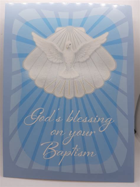 Gods Blessing Baptism Card — Catholic Ts Canada