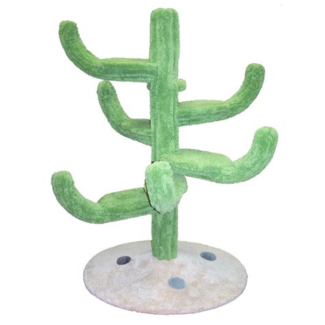 Interactive treat maze & puzzle feeder for cats : Cozy Cactus Tree