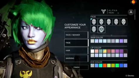 Destiny Character Customization Review Destiny Character