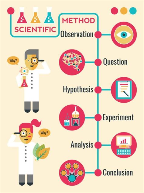 Science Infographic Illustration Of Scientific Method Infographic