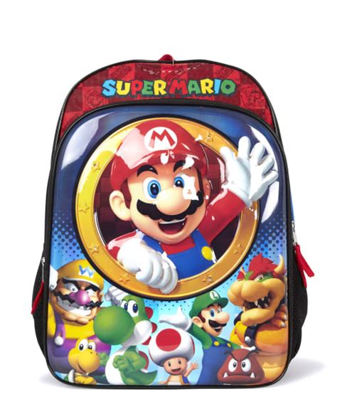 Boys Mario Light Up Backpack