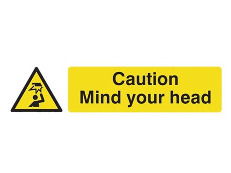 Caution Mind Your Head Transparent Png Stickpng