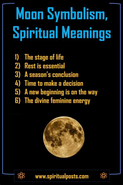 10 Spiritual Meanings Of Moon And Symbolism Spiritual Posts