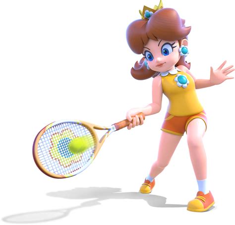 Daisy Finally Got New Hd Artwork In Mario Tennis And It Looks Great