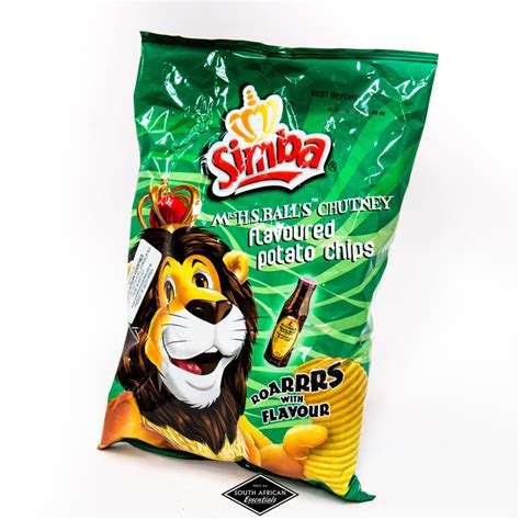 Simba Chutney Chips 125g South African Essentials