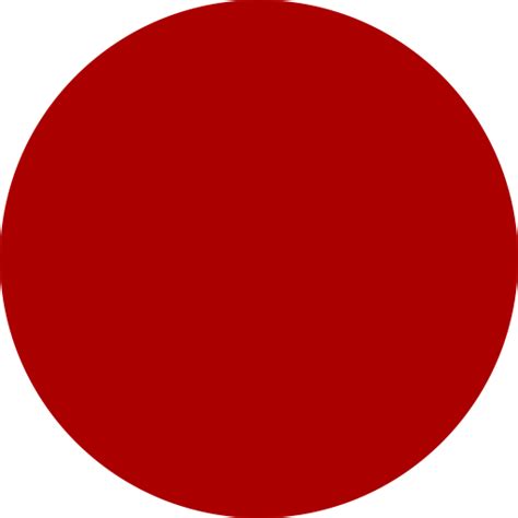 Icono De Círculo Rojo Relleno Símbolo Png