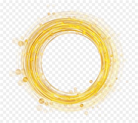Golden Circle Ring Png Golden Circle Ring Frames With Shining Stars