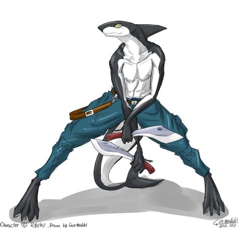 Gart Garonin Furry Art Shark Art Fantasy Character Design