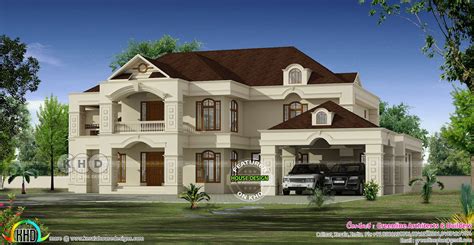 5 Bedroom 441 Square Meter Colonial Model Kerala Home Kerala Home