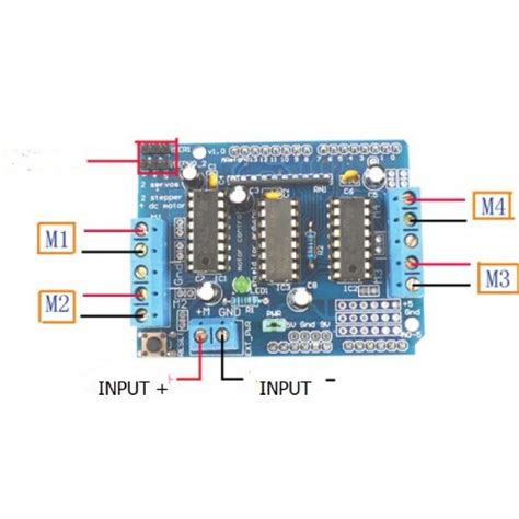 L293d Motor Driver Shield Expansion Board For Arduino Indias No1