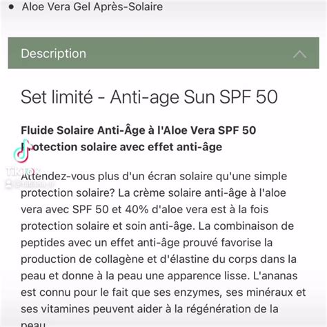 Fluide Solaire Avec Ip50 40 Daloe Vera Et Un Extrait Dananas Bio