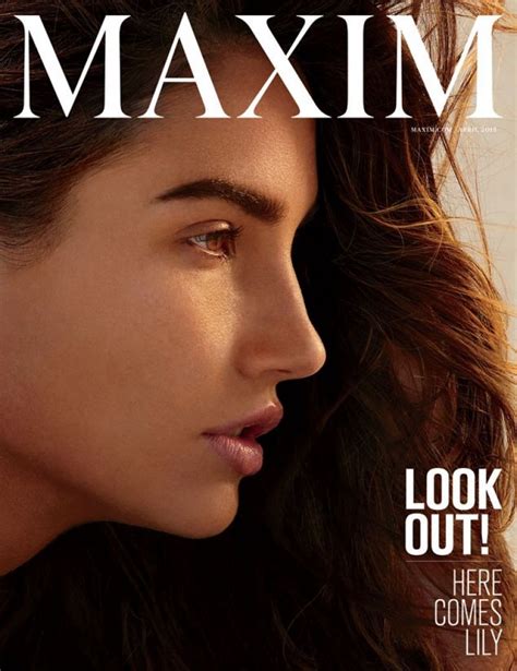 LILY ALDRIDGE In Maxim Magazine April Issue HawtCelebs